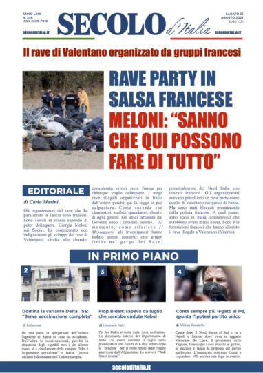 Domenica 21 agosto 2016