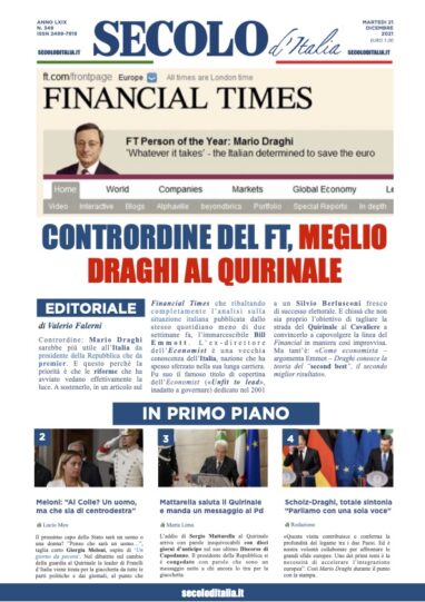 Martedi 21 Dicembre 2021