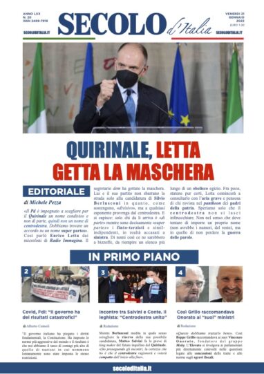 Giovedi 21 Gennaio 2021