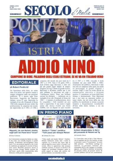 Mercoledì 21 maggio 2025