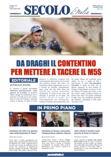 Mercoledì 22 giugno 2016