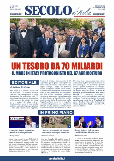 Domenica 22 settembre 2024
