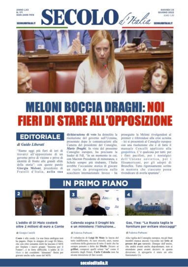 Sabato 23 Giugno 2018