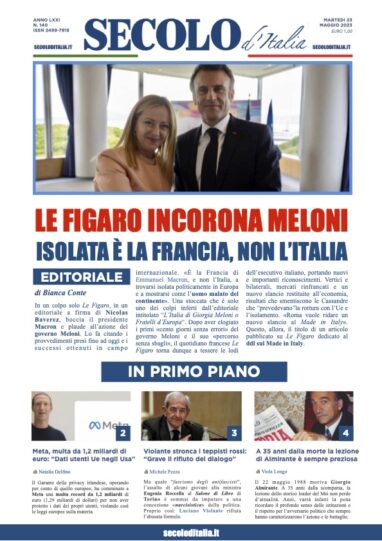 Mercoledi 23 maggio 2023