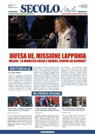 Lunedi 23 dicembre 2024