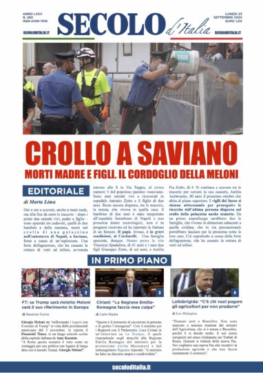 Lunedi 23 settembre 2024