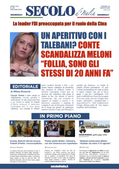 Sabato 24 Agosto 2019
