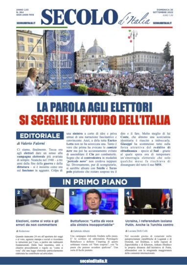 Mercoledì 25 Settembre 2019