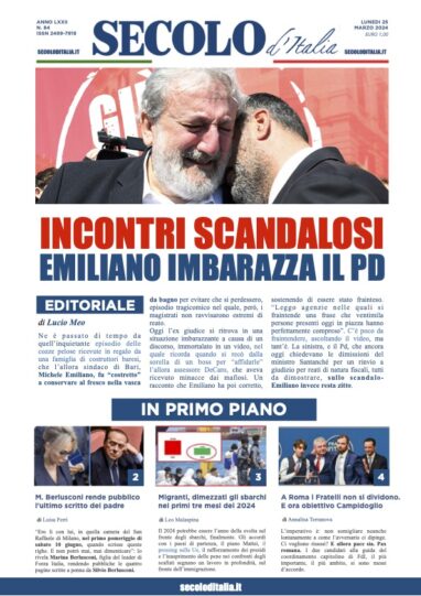 Lunedi 25 marzo 2024