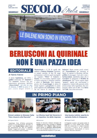 Martedì 26 Novembre 2019