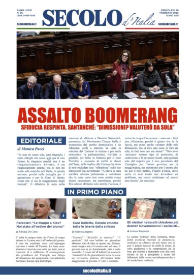 Mercoledi 26 febbraio 2025