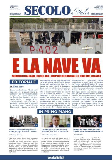 Lunedì 26 maggio 2025