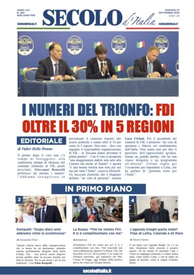 Venerdi 27 Settembre 2019