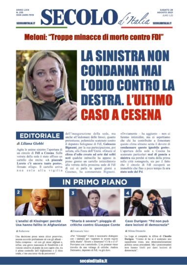 Mercoledi 28 Agosto 2019