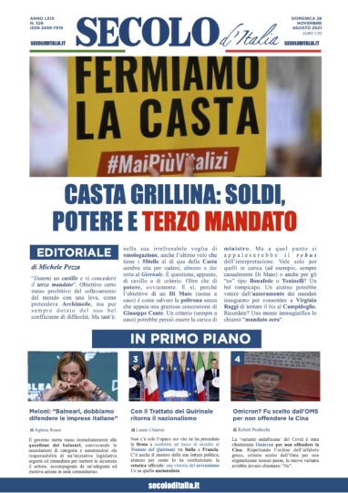 Sabato 28 Novembre 2020