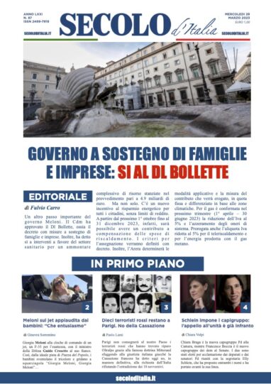 Giovedi 29 Marzo 2018