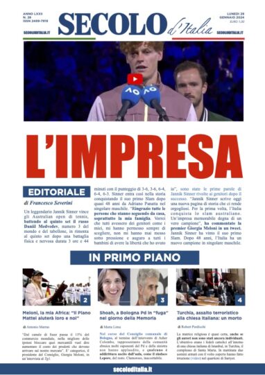 Domenica 29 gennaio 2023