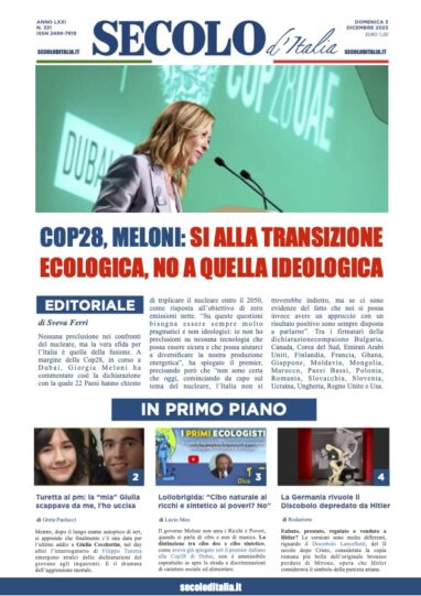 Sabato 3 dicembre 2022