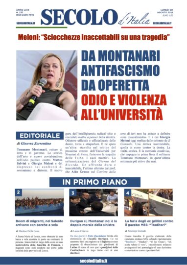 Mercoledi 30 Agosto 2017