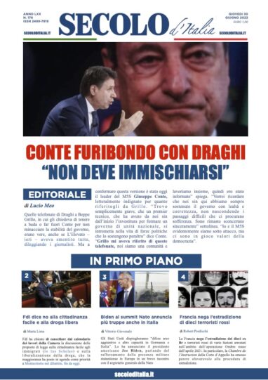 Venerdi 30 Giugno 2017