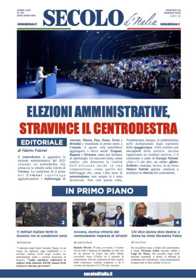 Mercoledi 30 Maggio 2018