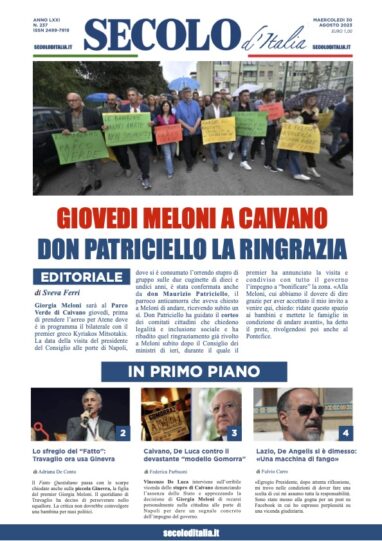 Mercoledi 30 agosto 2023