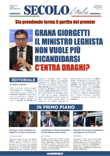 Martedi 31 Luglio 2018