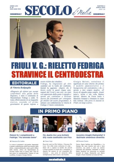 Martedi 4 aprile 2023