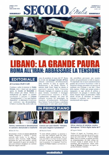 Domenica 4 agosto 2024