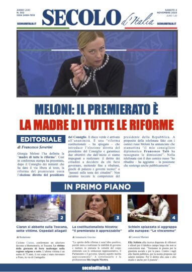 Venerdi 4 novembre 2022