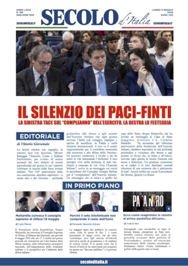 Lunedi 5 maggio 2025
