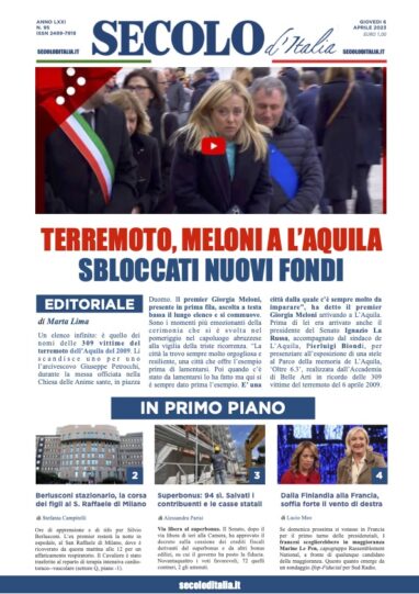 Venerdi 6 Aprile 2018