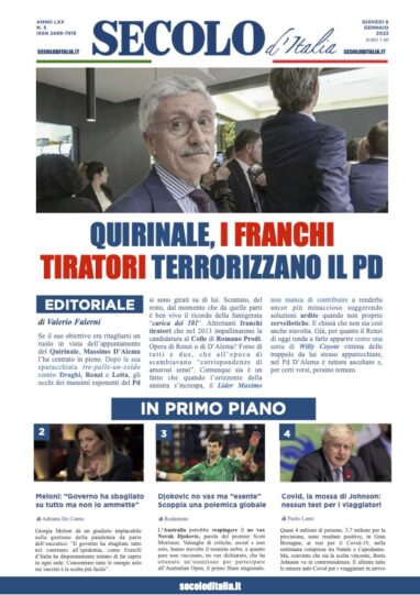 Lunedi 6 Gennaio 2020