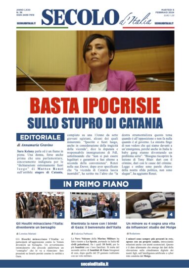 Martedi 6 febbraio 2024