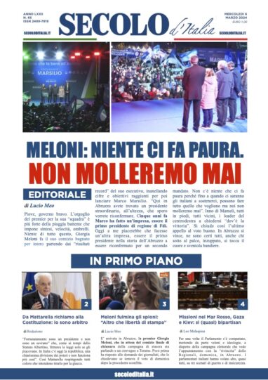 Mercoledi 6 marzo 2024