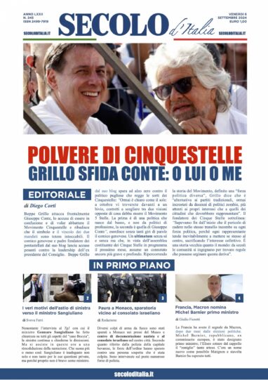 Venerdi 6 settembre 2024