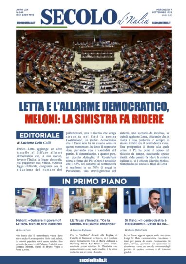 Venerdi 7 Settembre 2018