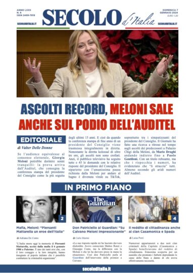 Domenica 7 gennaio 2024