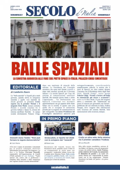 Martedi 7 gennaio 2025