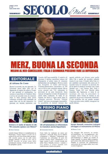 Mercoledi 7 maggio 2025