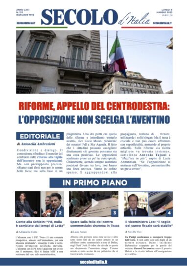 Martedi 8 Maggio 2018