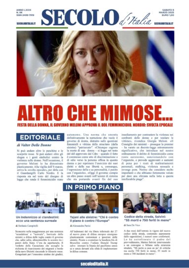 Sabato 8 marzo 2025