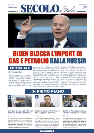 Sabato 9 Marzo 2019