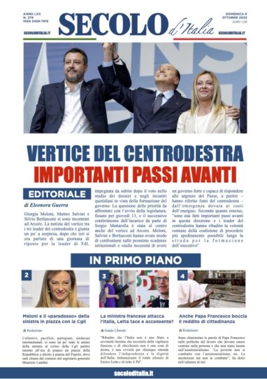 Sabato 9 Ottobre 2021