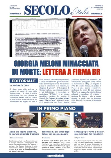 Domenica 9 Settembre 2018