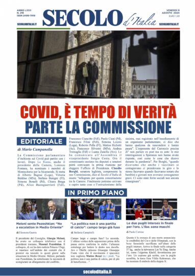 Venerdi 9 agosto 2024