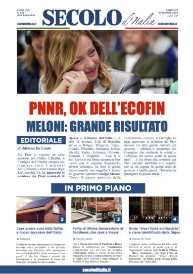 Venerdi 9 dicembre 2022