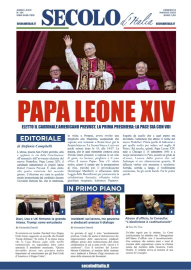 Venerdì 9 maggio 2025