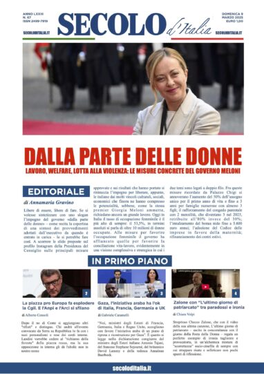 Domenica 9 marzo 2025