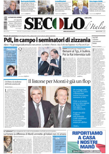 Sabato 24 novembre 2012